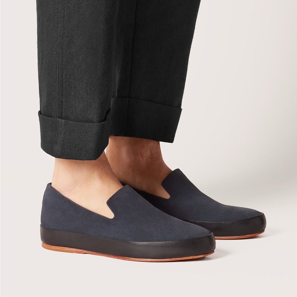 FEIT Handmade Beige Suede Loafers – Vibram Sole